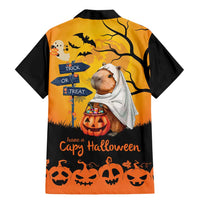 Happy Capy-Boo-Ra Family Matching Mermaid Dress and Hawaiian Shirt Capybara Ghost Trick or Treat LT9 - Wonder Print Shop