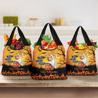 Happy Capy-Boo-Ra Grocery Bag Capybara Ghost Trick or Treat