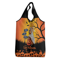 Happy Capy-Boo-Ra Grocery Bag Capybara Ghost Trick or Treat