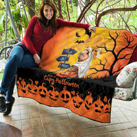 Happy Capy-Boo-Ra Quilt Capybara Ghost Trick or Treat - Wonder Print Shop