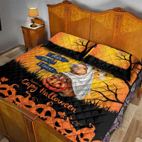 Happy Capy-Boo-Ra Quilt Bed Set Capybara Ghost Trick or Treat - Wonder Print Shop