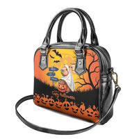 Happy Capy-Boo-Ra Shoulder Handbag Capybara Ghost Trick or Treat
