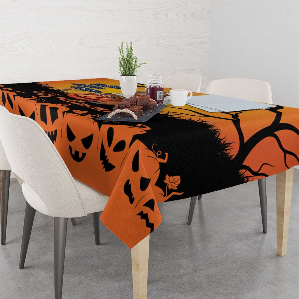 Happy Capy-Boo-Ra Tablecloth Capybara Ghost Trick or Treat - Wonder Print Shop