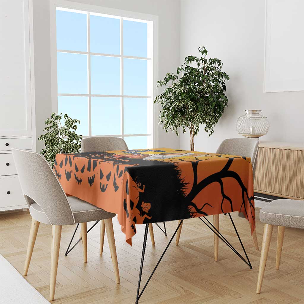 Happy Capy-Boo-Ra Tablecloth Capybara Ghost Trick or Treat - Wonder Print Shop
