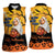 Happy Capy-Boo-Ra Women Sleeveless Polo Shirt Capybara Ghost Trick or Treat - Wonder Print Shop