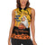 Happy Capy-Boo-Ra Women Sleeveless Polo Shirt Capybara Ghost Trick or Treat - Wonder Print Shop