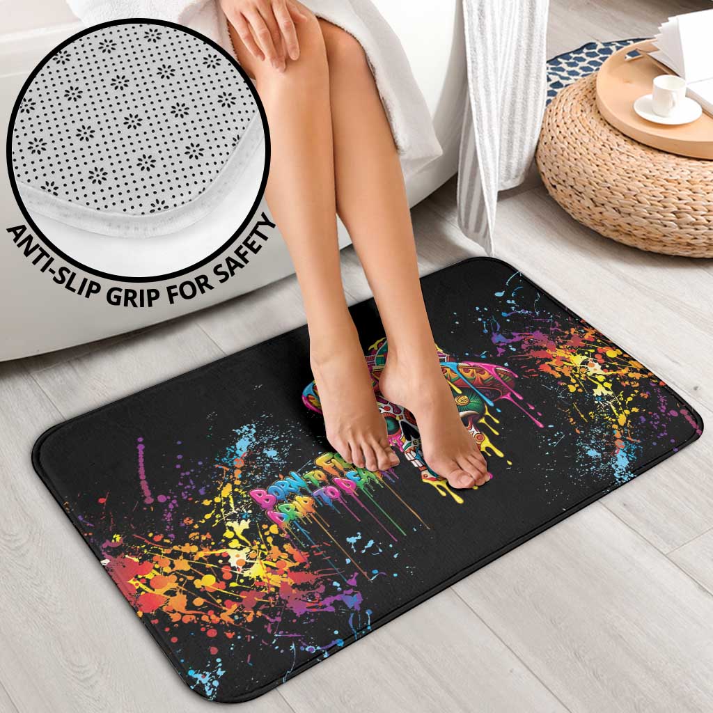 Dripping Sombrero Sugar Skull Bathroom Set Día de los Muertos - Wonder Print Shop