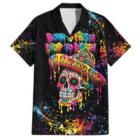 Dripping Sombrero Sugar Skull Hawaiian Shirt Día de los Muertos - Wonder Print Shop