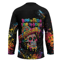 Dripping Sombrero Sugar Skull Hockey Jersey Día de los Muertos - Wonder Print Shop