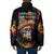 Dripping Sombrero Sugar Skull Padded Jacket Día de los Muertos - Wonder Print Shop