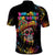 Dripping Sombrero Sugar Skull Polo Shirt Día de los Muertos - Wonder Print Shop