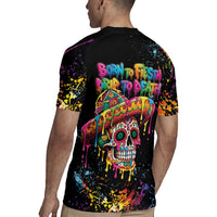 Dripping Sombrero Sugar Skull Rugby Jersey Día de los Muertos - Wonder Print Shop