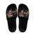 Dripping Sombrero Sugar Skull Slide Sandals Día de los Muertos - Wonder Print Shop