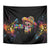 Dripping Sombrero Sugar Skull Tapestry Día de los Muertos - Wonder Print Shop