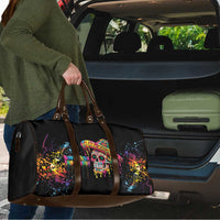 Dripping Sombrero Sugar Skull Travel Bag Día de los Muertos - Wonder Print Shop