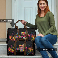 Dripping Sombrero Sugar Skull Travel Bag Día de los Muertos - Wonder Print Shop