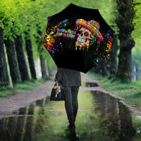 Dripping Sombrero Sugar Skull Umbrella Día de los Muertos - Wonder Print Shop