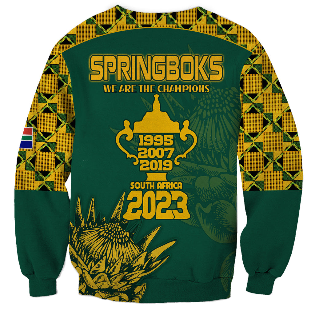 South Africa Rugby Sweatshirt Springboks Proud The Champions - Wonder Print Shop