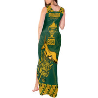 South Africa Rugby Tank Maxi Dress Springboks Proud The Champions - Wonder Print Shop