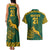 Custom South Africa Rugby Couples Matching Tank Maxi Dress and Hawaiian Shirt Springboks Proud The Champions LT9 - Wonder Print Shop
