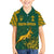 Custom South Africa Rugby Family Matching Short Sleeve Bodycon Dress and Hawaiian Shirt Springboks Proud The Champions - Wonder Print Shop
