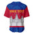 Personalised Cambodia Baseball Jersey With Simple Flag Style LT9 - Wonder Print Shop