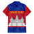 Personalised Cambodia Family Matching Long Sleeve Bodycon Dress and Hawaiian Shirt With Simple Flag Style LT9 - Wonder Print Shop