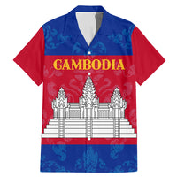 Personalised Cambodia Family Matching Mermaid Dress and Hawaiian Shirt With Simple Flag Style LT9 - Wonder Print Shop