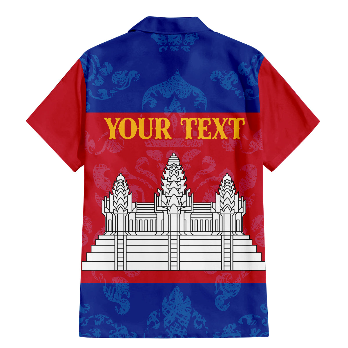 Personalised Cambodia Family Matching Mermaid Dress and Hawaiian Shirt With Simple Flag Style LT9 - Wonder Print Shop