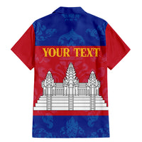 Personalised Cambodia Family Matching Mermaid Dress and Hawaiian Shirt With Simple Flag Style LT9 - Wonder Print Shop