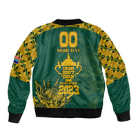Custom South Africa Rugby Bomber Jacket Springboks Proud The Champions No2 LT9 - Wonder Print Shop