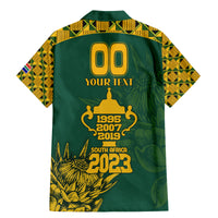 Custom South Africa Rugby Family Matching Mermaid Dress and Hawaiian Shirt Springboks Proud The Champions No2 LT9 - Wonder Print Shop