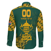 Custom South Africa Rugby Family Matching Puletasi Dress and Hawaiian Shirt Springboks Proud The Champions No2 - Wonder Print Shop