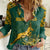 Custom South Africa Rugby Women Casual Shirt Springboks Proud The Champions No2 - Wonder Print Shop