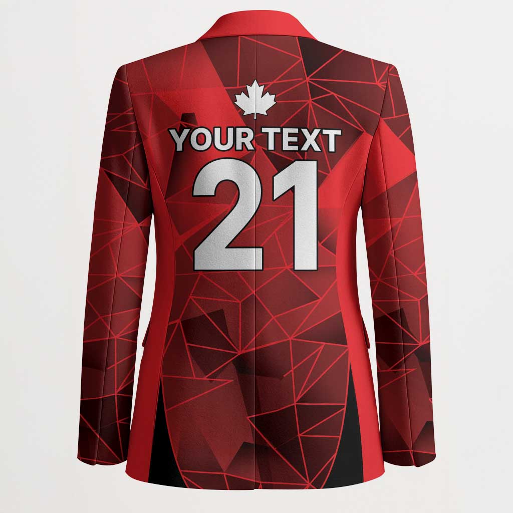 Custom Canada Cricket Spirit 2026 Blazer World T20 Edition - Wonder Print Shop