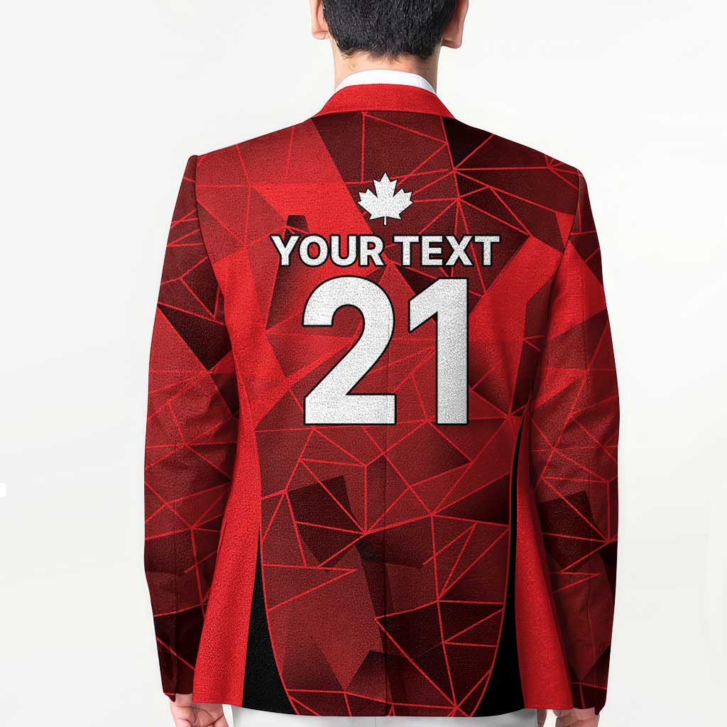Custom Canada Cricket Spirit 2026 Blazer World T20 Edition - Wonder Print Shop