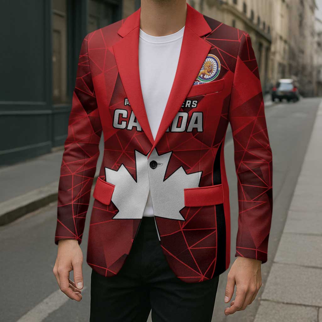 Custom Canada Cricket Spirit 2026 Blazer World T20 Edition - Wonder Print Shop