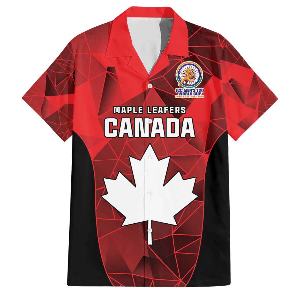 Custom Canada Cricket Spirit 2026 Hawaiian Shirt World T20 Edition - Wonder Print Shop