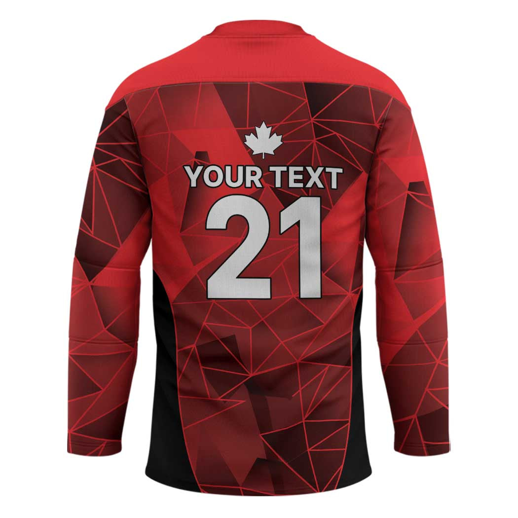 Custom Canada Cricket Spirit 2026 Hockey Jersey World T20 Edition - Wonder Print Shop