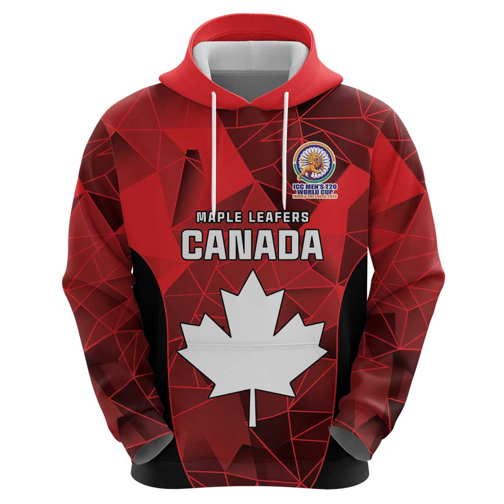 Custom Canada Cricket Spirit 2026 Hoodie World T20 Edition - Wonder Print Shop