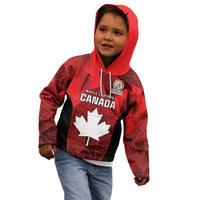 Custom Canada Cricket Spirit 2026 Kid Hoodie World T20 Edition - Wonder Print Shop