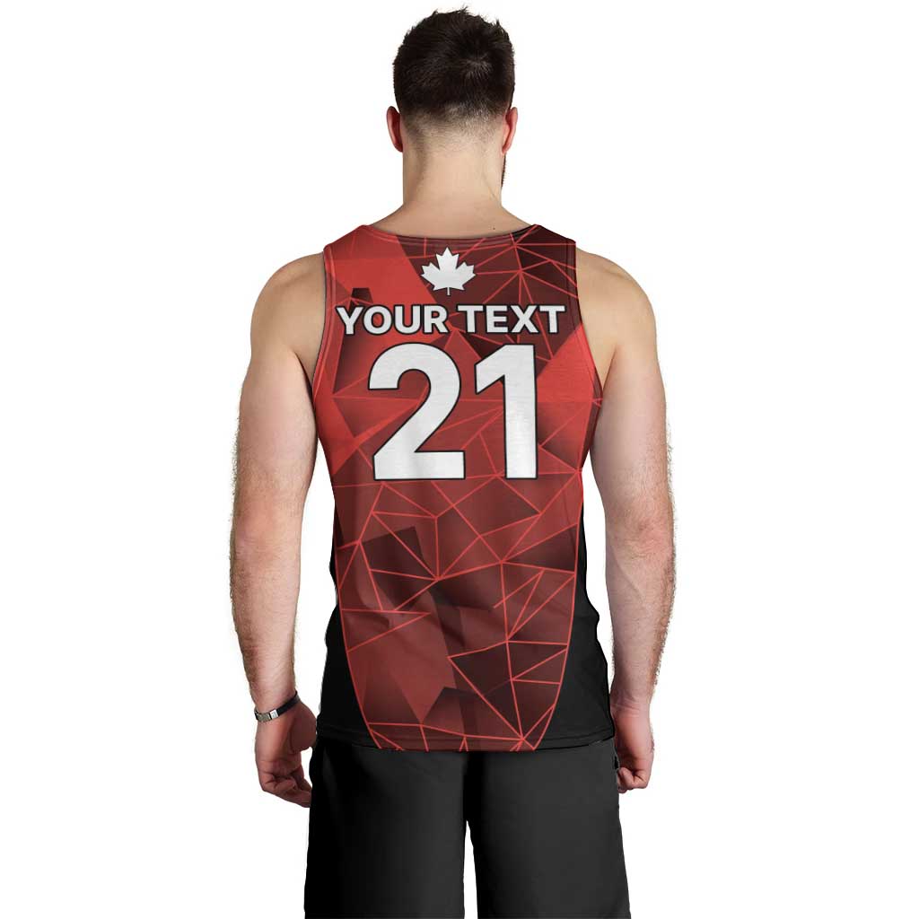 Custom Canada Cricket Spirit 2026 Men Tank Top World T20 Edition - Wonder Print Shop