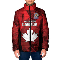 Custom Canada Cricket Spirit 2026 Padded Jacket World T20 Edition - Wonder Print Shop
