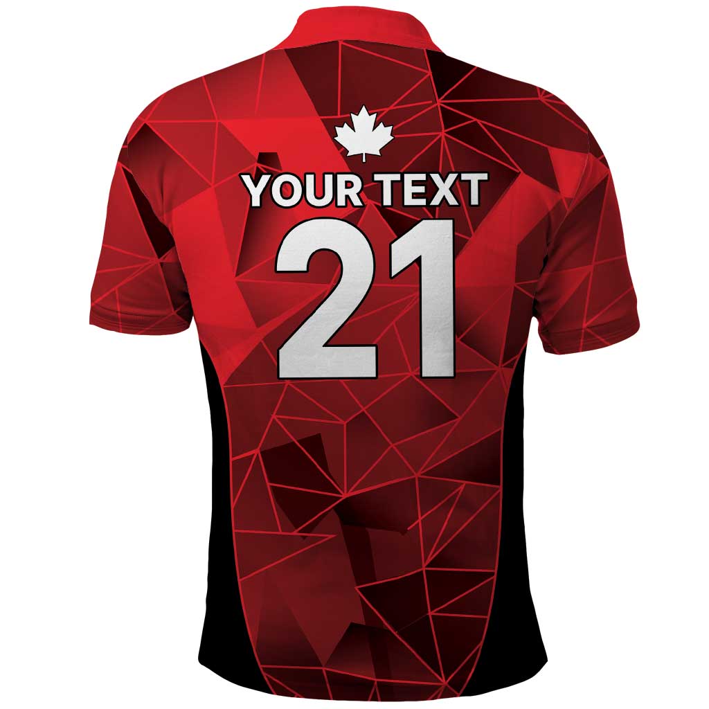 Custom Canada Cricket Spirit 2026 Polo Shirt World T20 Edition - Wonder Print Shop