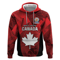 Custom Canada Cricket Spirit 2026 Zip Hoodie World T20 Edition - Wonder Print Shop