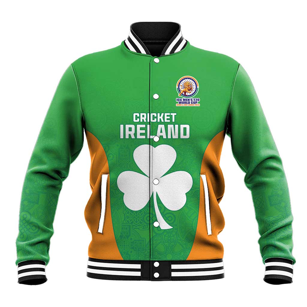 Custom Ireland Cricket Spirit 2026 Baseball Jacket World T20 Edition - Wonder Print Shop