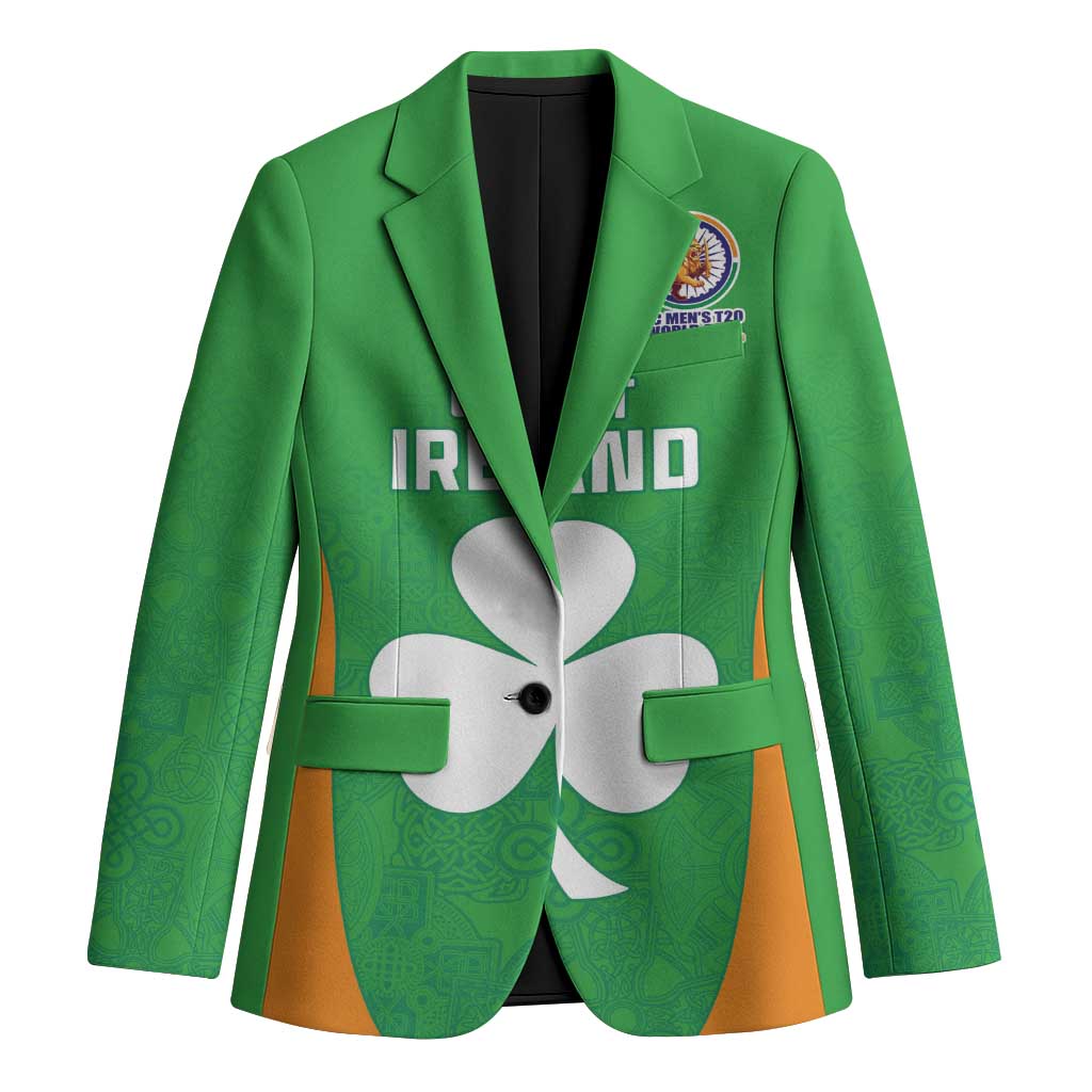 Custom Ireland Cricket Spirit 2026 Blazer World T20 Edition - Wonder Print Shop