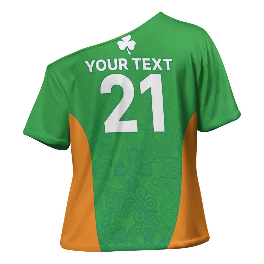 Custom Ireland Cricket Spirit 2026 Cross Shoulder Shirt World T20 Edition - Wonder Print Shop