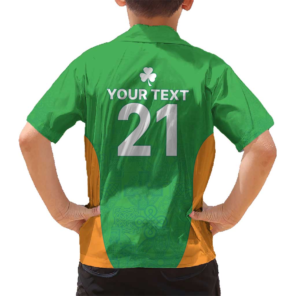 Custom Ireland Cricket Spirit 2026 Kid Hawaiian Shirt World T20 Edition - Wonder Print Shop
