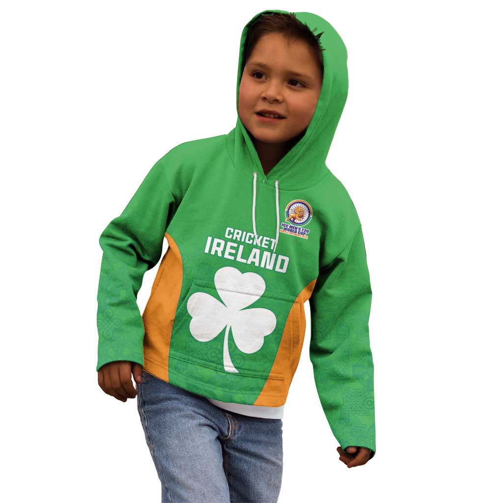 Custom Ireland Cricket Spirit 2026 Kid Hoodie World T20 Edition - Wonder Print Shop